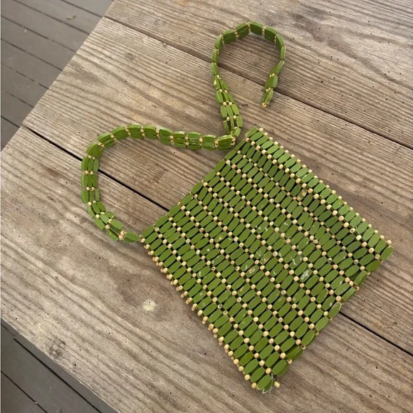 Paloma Wool green beaded bag - Picture 3 of 6